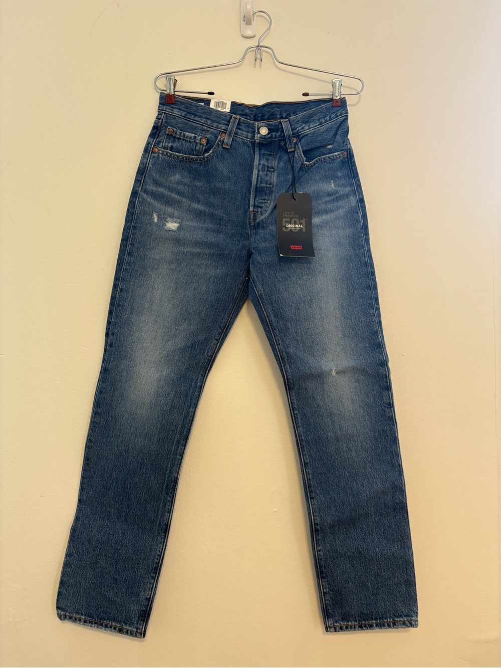 Levi’s 501 Blue Straight-Leg Jeans